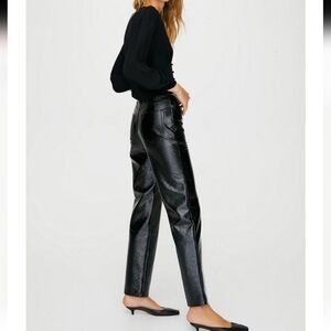 Wilfred Black High-Waisted Pants